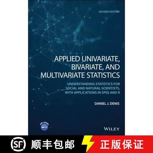 【3-4周达】精装 Applied Univariate, Bivariate, And Multivariate Statistics, Second Edition [Wiley统计学] [9781119583042]