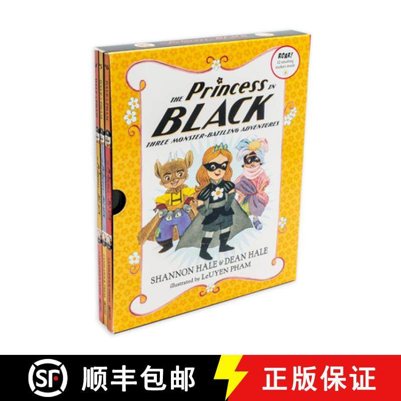 【3-4周达】The Princess in Black: Three Monster-Battling Adventures: Books 4-6 (Box Set of Early Chap... [9781536209532]