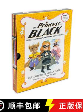【3-4周达】The Princess in Black: Three Monster-Battling Adventures: Books 4-6 (Box Set of Early Chap... [9781536209532]