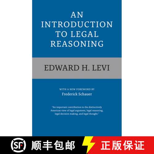 【3-4周达】An Introduction to Legal Reasoning [9780226089720]