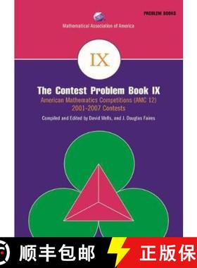 【3-4周达】The Contest Problem Book IX: American Mathematics Competitions (AMC 12) 2001-2007 Contests [9780883858264]