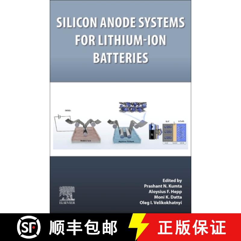 【3-4周达】Silicon Anode Systems for Lithium-Ion Batteries [9780128196601]