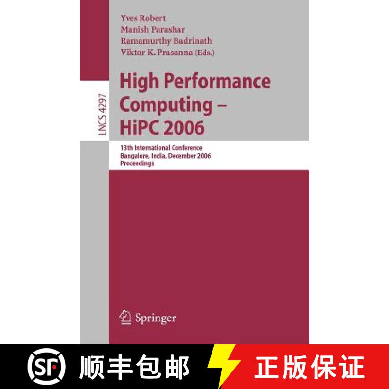 【3-4周达】High Performance Computing - Hipc 2006 [9783540680390]