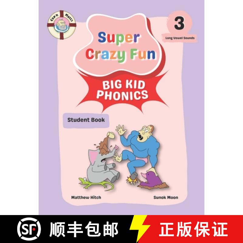 【2-3周达】Captain Matt's Super Crazy Fun Big Kid Phonics 3: Student Book [9791193590270]