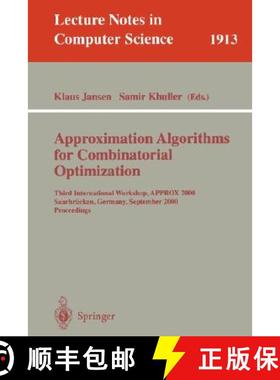 【3-4周达】Approximation Algorithms for Combinatorial Optimization : International Workshop APPROX'98... [9783540647362]