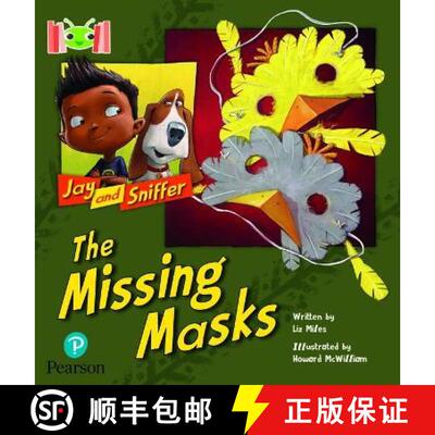 【3-4周达】Bug Club Reading Corner: Age 4-7: Jay and Sniffer: The Missing Masks [9781292447353]