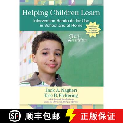 【3-4周达】Helping Children Learn: Intervention Handouts for Use in School and at Home [With CDROM] [9781557669988]