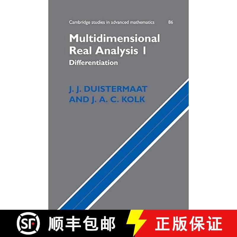 【3-4周达】Multidimensional Real Analysis I: Differentiation - Multidimensional Real Analysis I: Diff... [9780521551144]