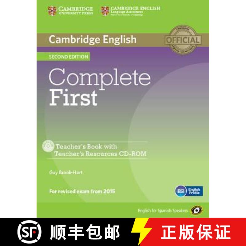【3-4周达】Complete First for Spanish Speakers Teacher's Book with Teacher's Resources Audio CD/CD-ROM [9788483238257]
