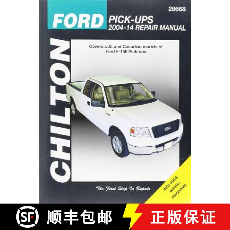 【3-4周达】Chilton-Total Car Care Ford F-150 Pick-Ups 2004-14 [9781620921258]