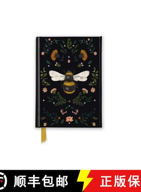 【3-4周达】Jade Mosinski: Botanical Bee (Foiled Pocket Journal) [9781804178874]