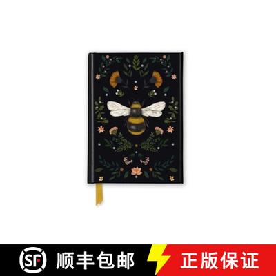 【3-4周达】Jade Mosinski: Botanical Bee (Foiled Pocket Journal) [9781804178874]