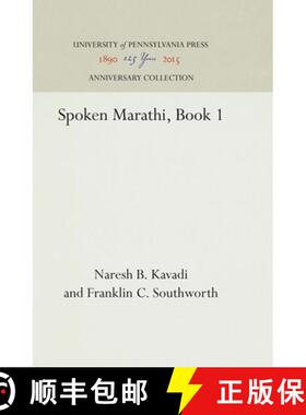 【3-4周达】精装 Spoken Marathi, Book 1 [9780812274578]