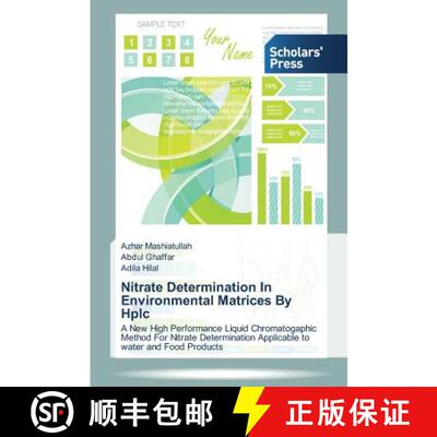 预订 Nitrate Determination In Environmental Matrices By Hplc [9783639708844]