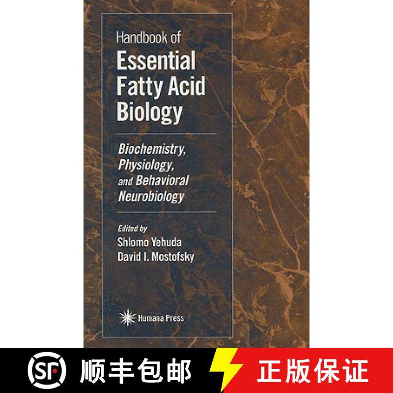 【3-4周达】Handbook of Essential Fatty Acid Biology : Biochemistry, Physiology, and Behavioral Neurob... [9780896033658]