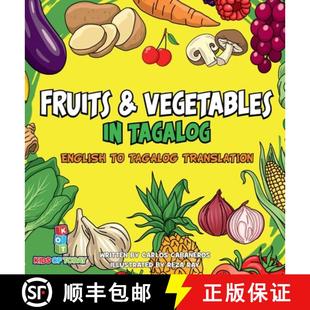 Vegetables 9781738654765 translation Fruits Learn Tagalog ... 预订 English and