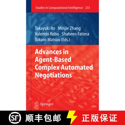 【3-4周达】Advances in Agent-Based Complex Automated Negotiations [9783642031892]