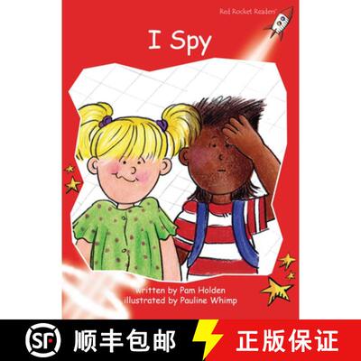 【3-4周达】Red Rocket Readers: Early Level 1 Fiction Set B: I Spy (Reading Level 5/F&P D Level) [9781877419096]