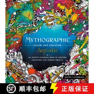 Discover Aquatic and Mythographic Underwater Book Illusion... Color Coloring 4周达 9781250228550 Artist