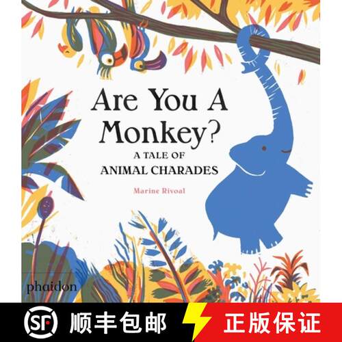 【3-4周达】精装 Are You a Monkey?: A Tale of Animal Charades [9780714874173]