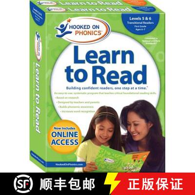 Hooked on Phonics Learn to Read - Levels 5&6 Complete: Transitional Readers (First Grade | Ages 6-7) ... [9781940384207]