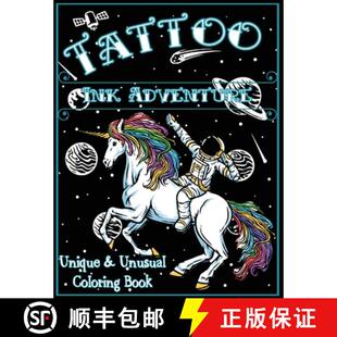 【3-4周达】Tattoo Ink Adventure: A Unique & Unusual Coloring Book [9781961160064]