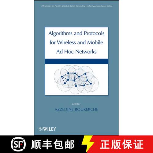 【3-4周达】精装 Algorithms And Protocols For Wireless And Mobile Ad Hoc Networks [Wiley电子电气工程] [9780470383582]