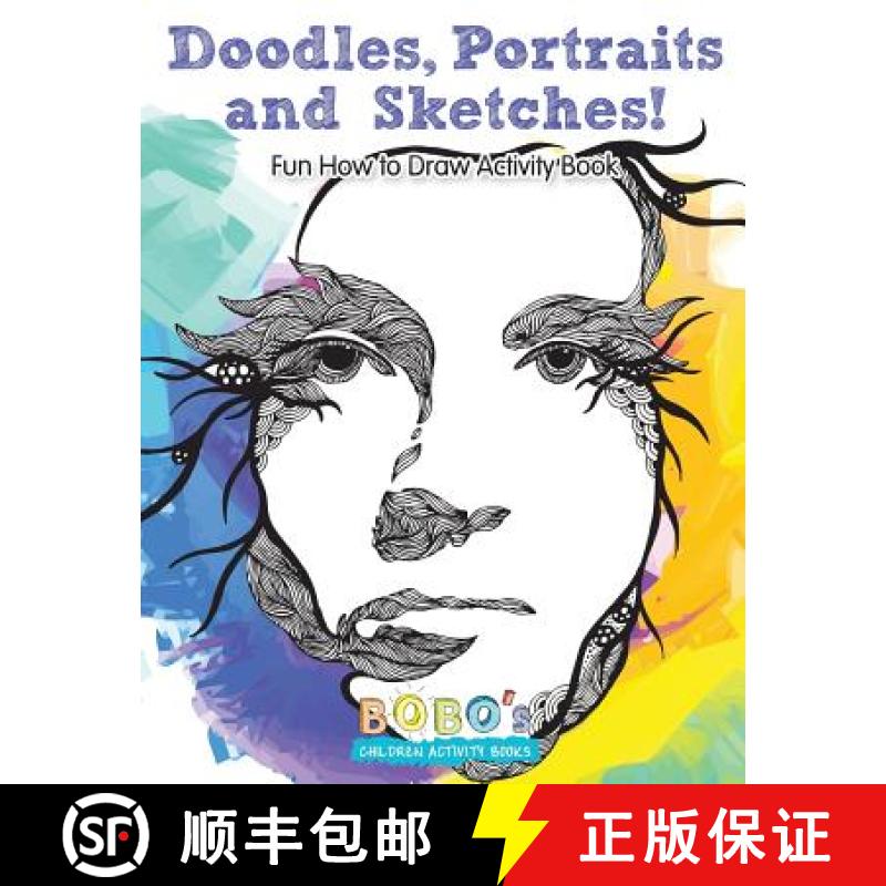 【3-4周达】Doodles, Portraits and Sketches! Fun How to Draw Activity Book [9781683270911]
