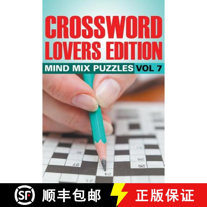【3-4周达】Crossword Lovers Edition: Mind Mix Puzzles Vol 7 [9781682801581]