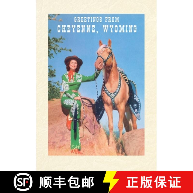 【3-4周达】Vintage Lined Notebook Greetings from Cheyenne [9798385457175]