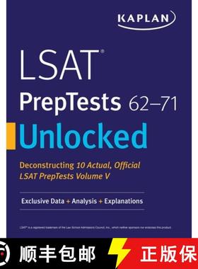 【3-4周达】LSAT Preptests 62-71 Unlocked: Exclusive Data + Analysis + Explanations [9781506223438]