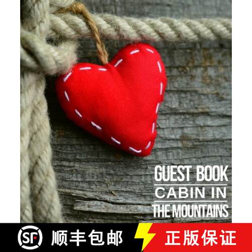 【3-4周达】精装 Cabin in The Mountains Guest Book [9781956259254]