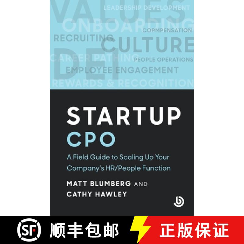 【3-4周达】Startup CPO: A Field Guide to Starting Up Your Company's HR/People Function [9798991328364]
