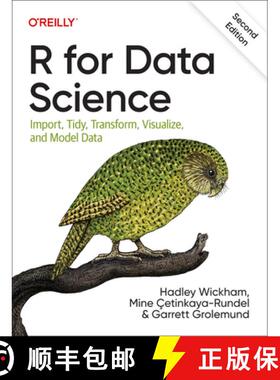 现货 数据科学R语言实现 R for Data Science: Import, Tidy, Transform, Visualize, and Model Data [9781492097402]