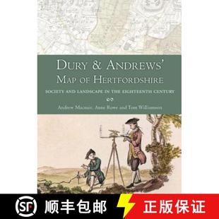 Society Eighteenth Andrews 3周达 Dury Hertfordshire 9781909686731 Century the Map and Landscape