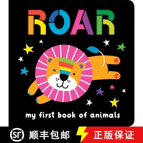 【3-4周达】Neon Books: Roar: My First Book of Animals [9781667207070]