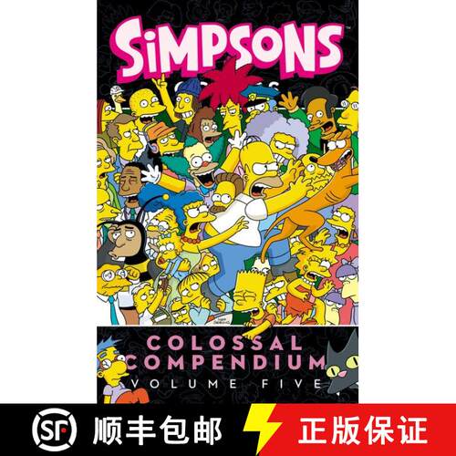 【3-4周达】Simpsons Comics Colossal Compendium: Volume 5 [9780062567543]