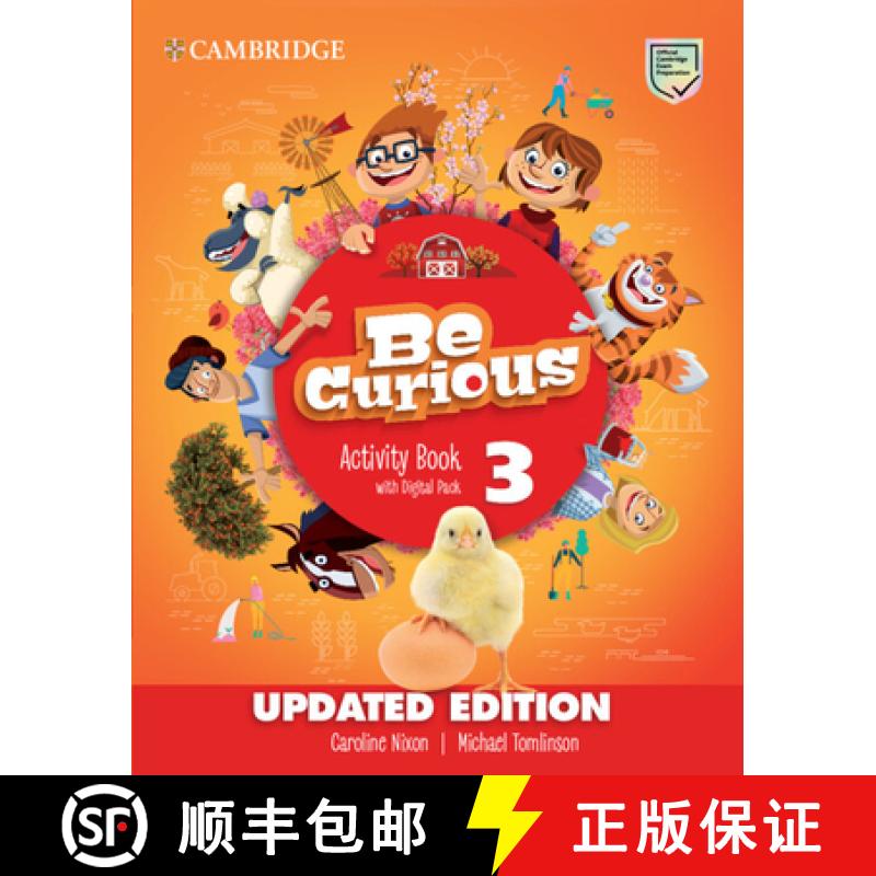 【3-4周达】Be Curious Level 3 Activity Book with Home Booklet and Digital Pack Updated [9788413221861]