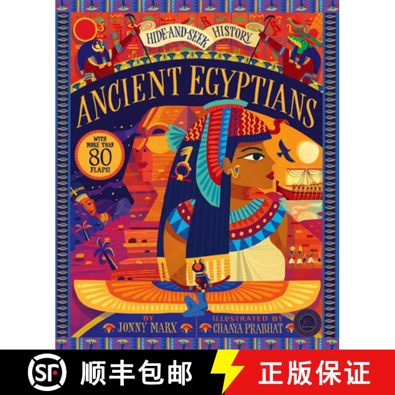 【3-4周达】Ancient Egyptians: Hide and Seek History: With More Than 80 Flaps! [9781944530310]