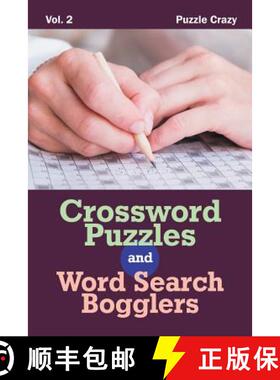 【3-4周达】Crossword Puzzles And Word Search Bogglers Vol. 2 [9781683056799]
