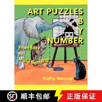 【3-4周达】Art Puzzles by Number: From Easy to Mind Bending [9781888106572]