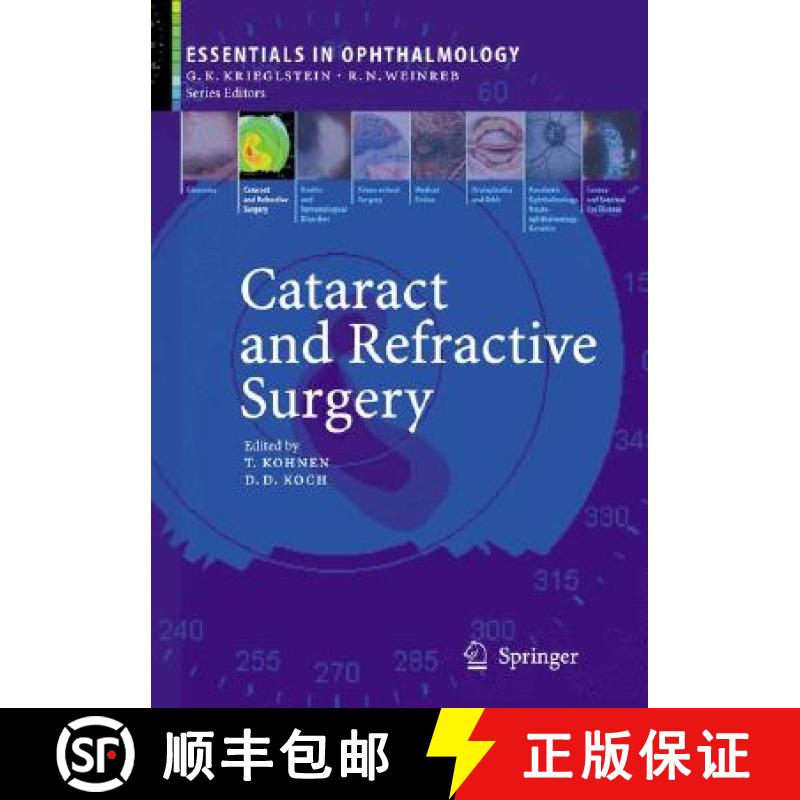 【3-4周达】Cataract and Refractive Surgery [9783540307952]