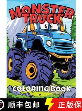 【3-4周达】Mega Monster Trucks Coloring Adventure: Unleash the Power of Massive Wheels and Extreme De... [9783384419873]