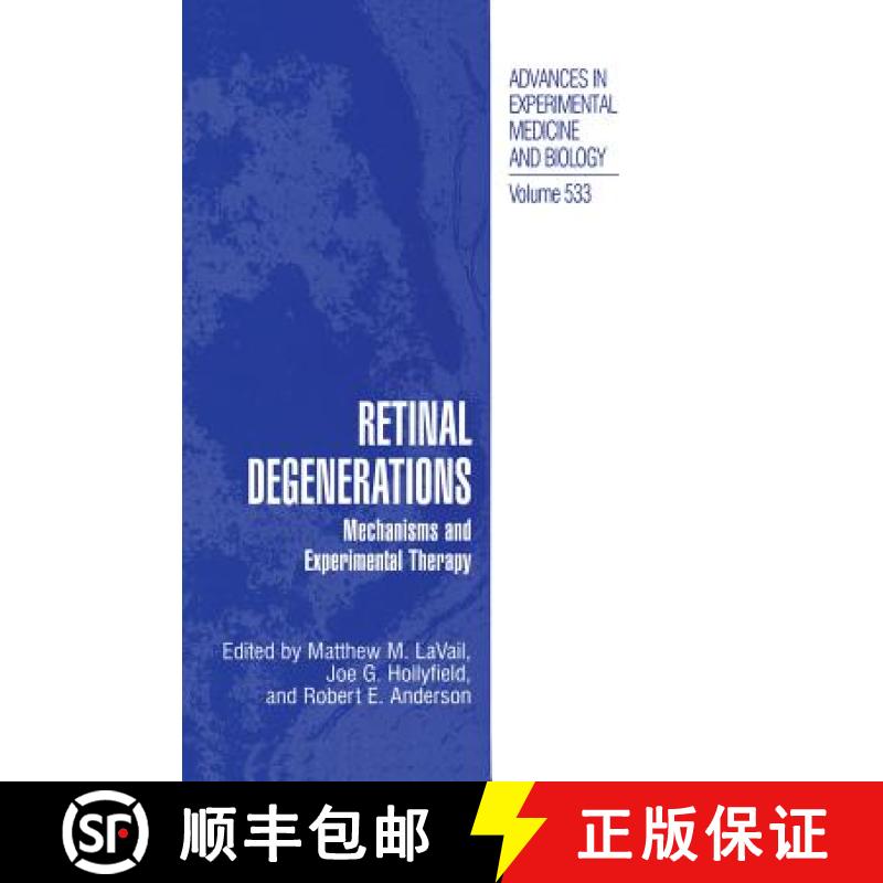 【3-4周达】Retinal Degenerations: Mechanisms and Experimental Therapy [9780306477812]