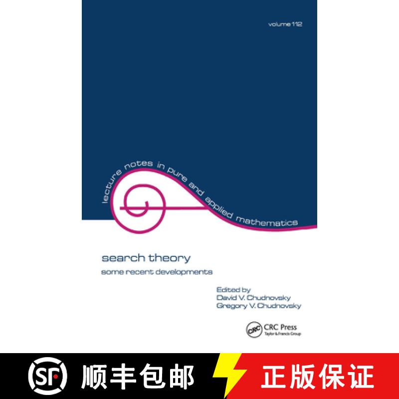【3-4周达】Search Theory: Some Recent Developments [9780824780005]