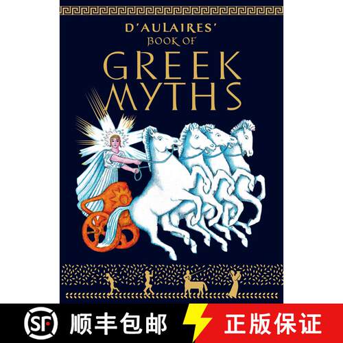 【3-4周达】精装 Ingri and Edgar Parin D'Aulaire's Book of Greek Myths [9780385015837]