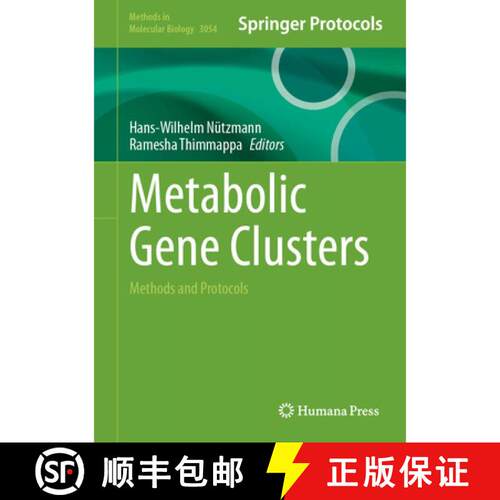 【3-4周达】精装 Metabolic Gene Clusters: Methods and Protocols [9781071653838]