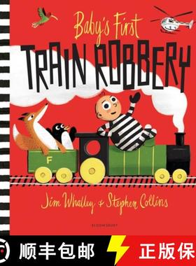 【3-4周达】Baby's First Train Robbery [9781526608949]