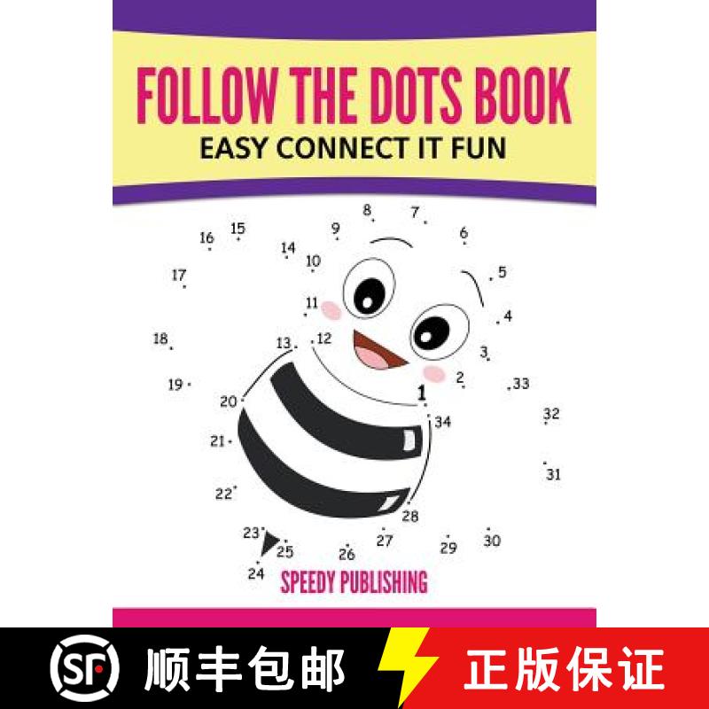 【3-4周达】Follow The Dots Book Easy Connect It Fun [9781681452654]