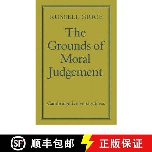预订 The Grounds of Moral Judgement [9780521180092]